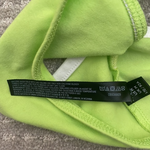 Urban Outfitters Out From Under Jax Neon cut out bodysuit size Medium - Picture 11 of 11